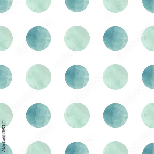 Tapety Akwarela tekstury. Wzór. Akwarela koła w pastelowych kolorach na białym tle. Pastelowe kolory i romantyczny delikatny design. Wzór kropki. Świeże i miętowe kolory.
