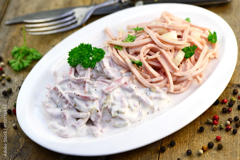 Gabel Wurstsalat Gabel Wurstsalat