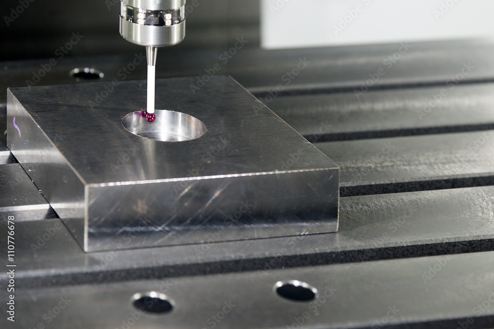 the CMM,Coordinate Measuring Machine inspection with the sample the CMM,Coordinate Measuring Machine inspection with the sample