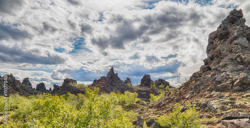 Dimmuborgir Lava Landscape HDR