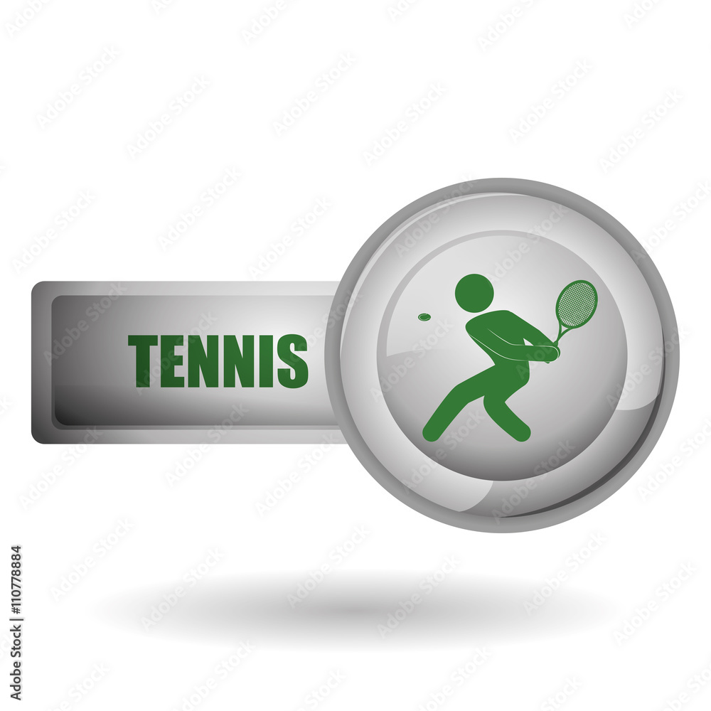 Tennis design. Sport icon. Isolated illustration, editable vector Tennis design. Sport icon. Isolated illustration, editable vector