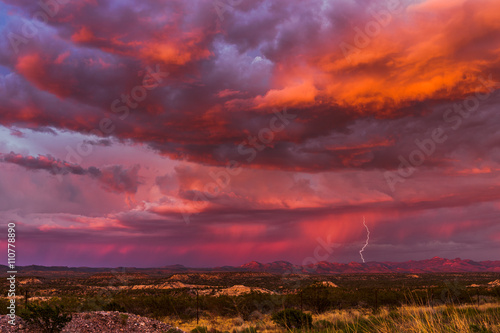 Lightning storm, San Carlos, Arizona