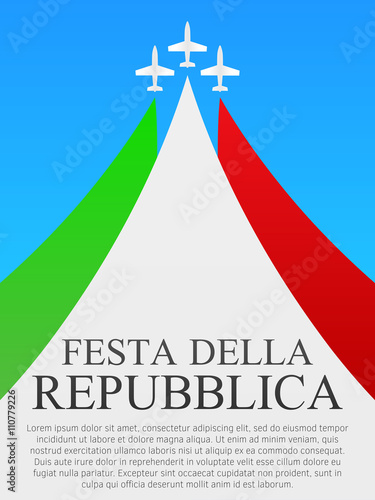 Italian National Day poster