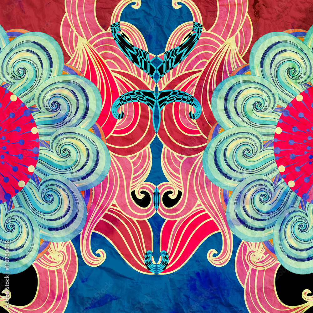 Fototapeta premium Abstract watercolor background