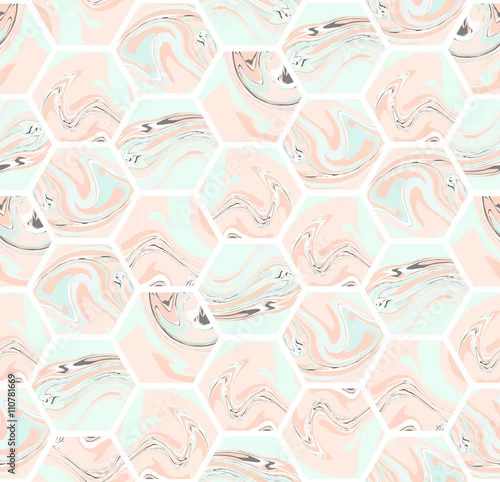 Tapety Sześciokątny wzór