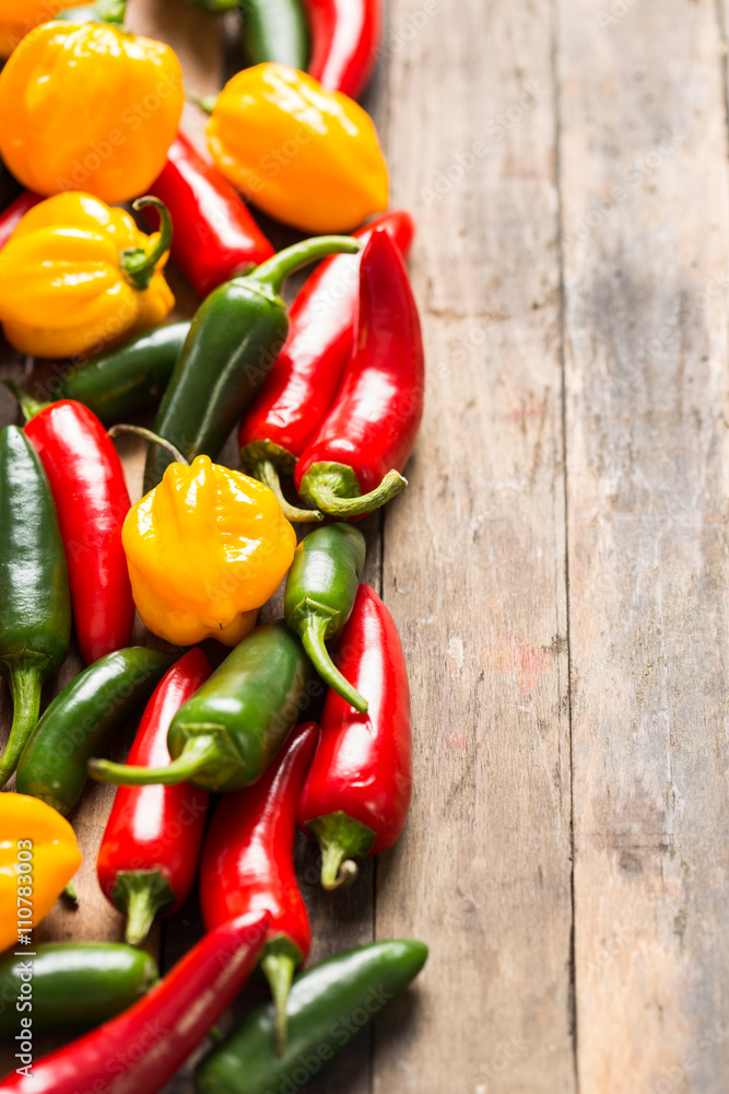 Fresh chili peppers Fresh chili peppers
