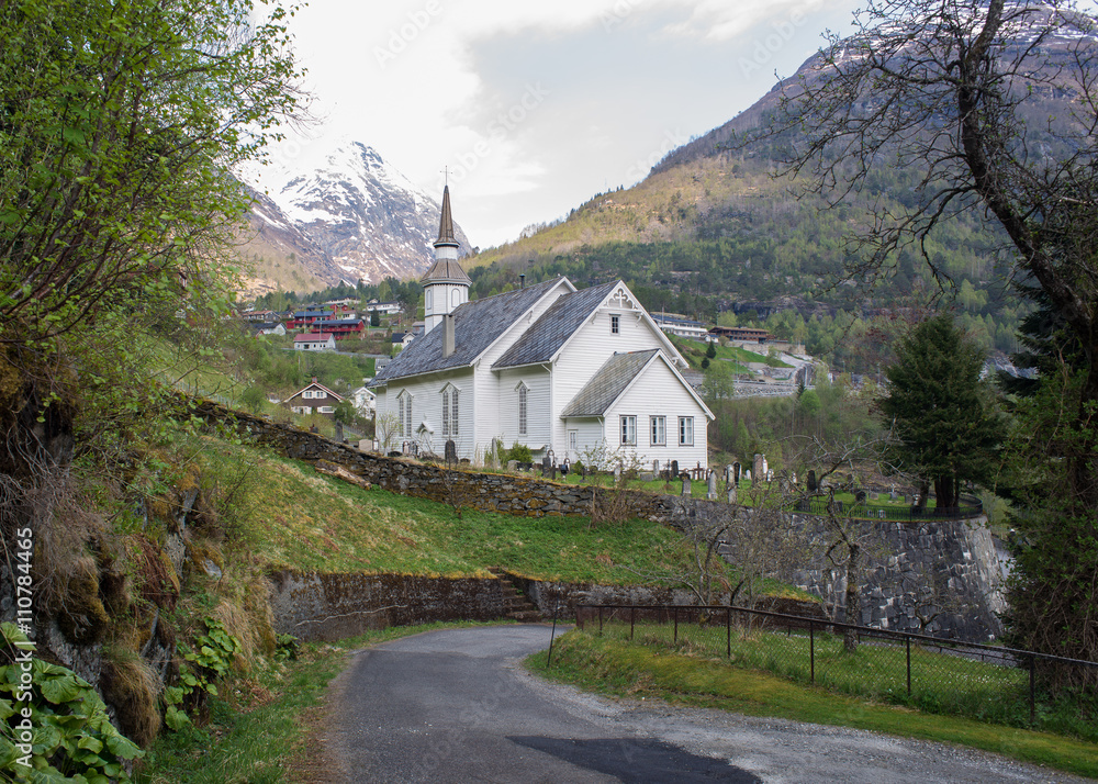 Sunnylven Church, Hellesylt, Norway