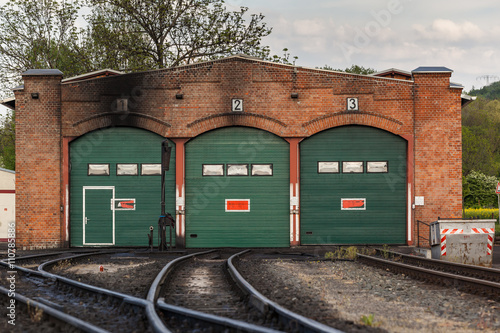 Lokschuppen Gernrode der Harzer Schmalspurbahnen photo