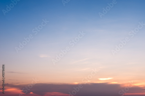 sunset sky background © Hide_Studio