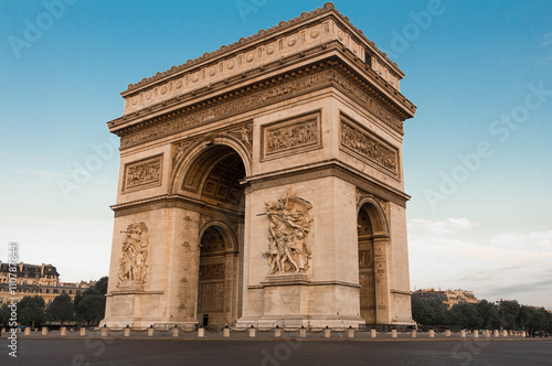 The Triumphal Arch, Paris, France.