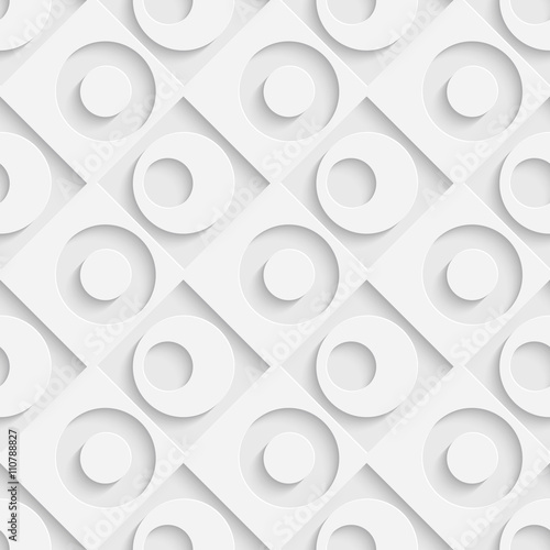 Seamless Square and Circle Pattern