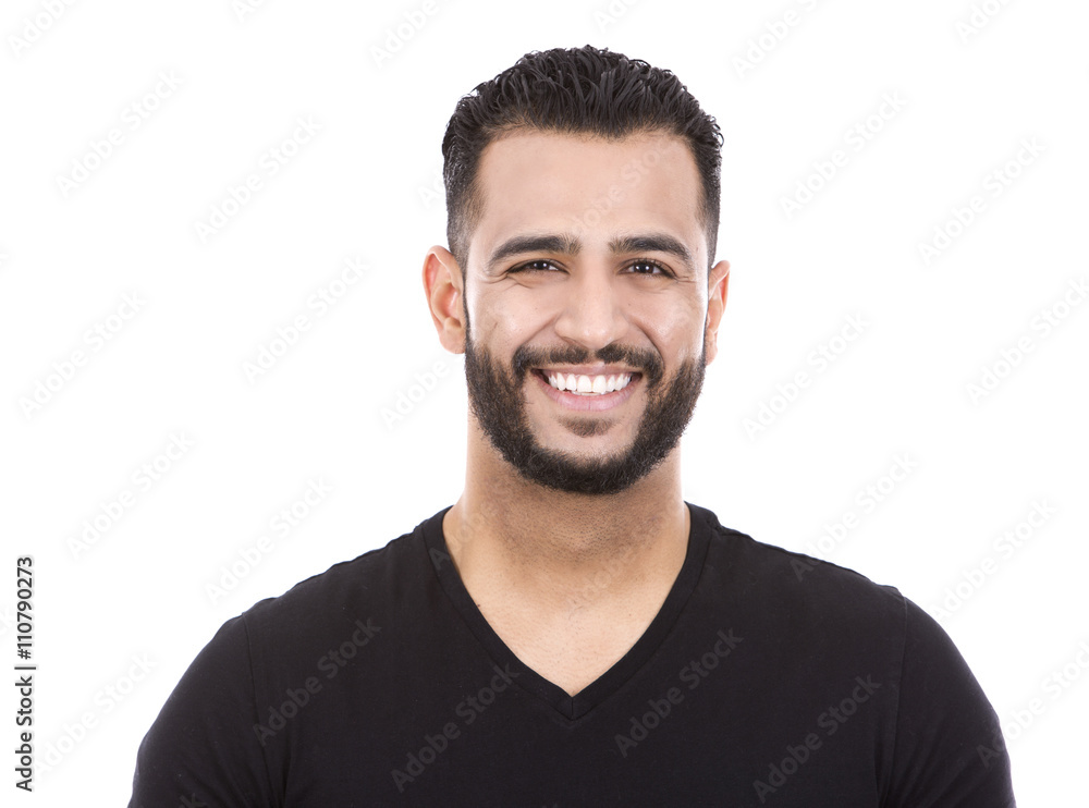 casual man on white casual man on white