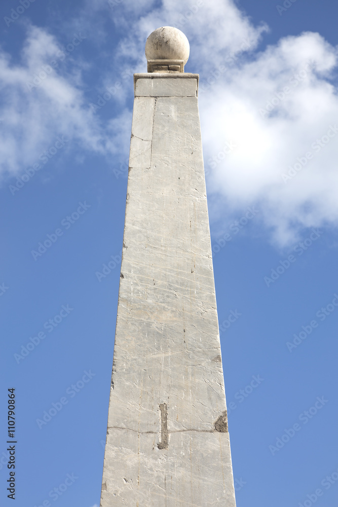 Obelisk on blue sky