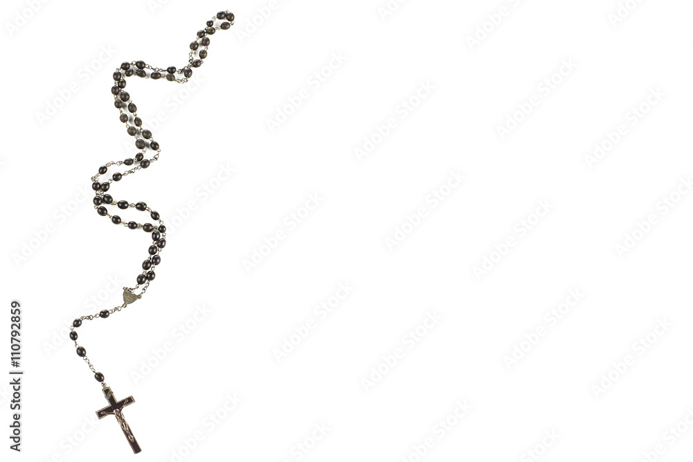 Fototapeta premium black rosary