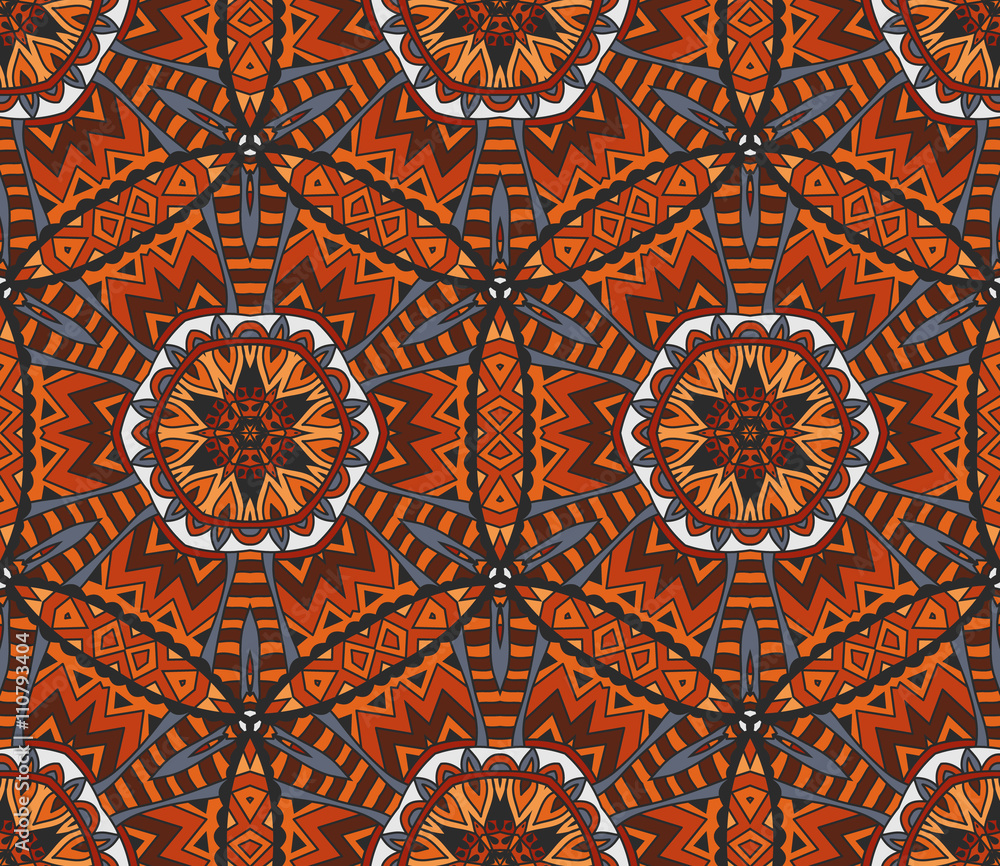 Abstract Tribal indian motif seamless pattern 