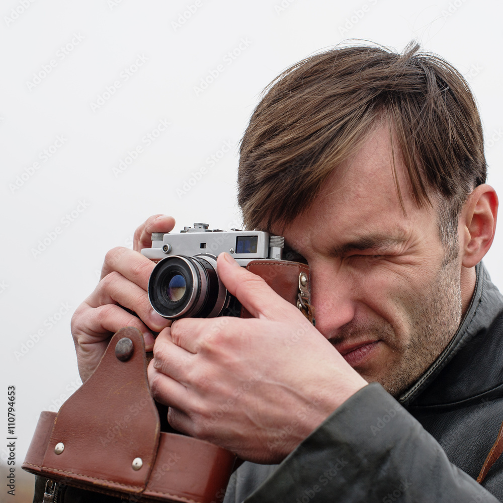 man photographs man photographs