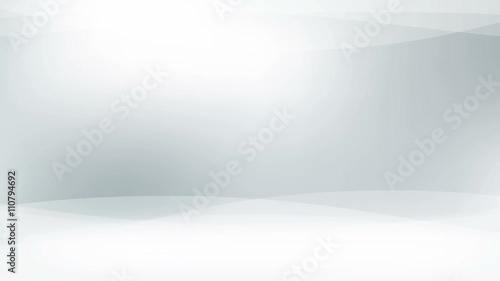 Abstract gray waves in motion at top and bottom on white background. Loop animation