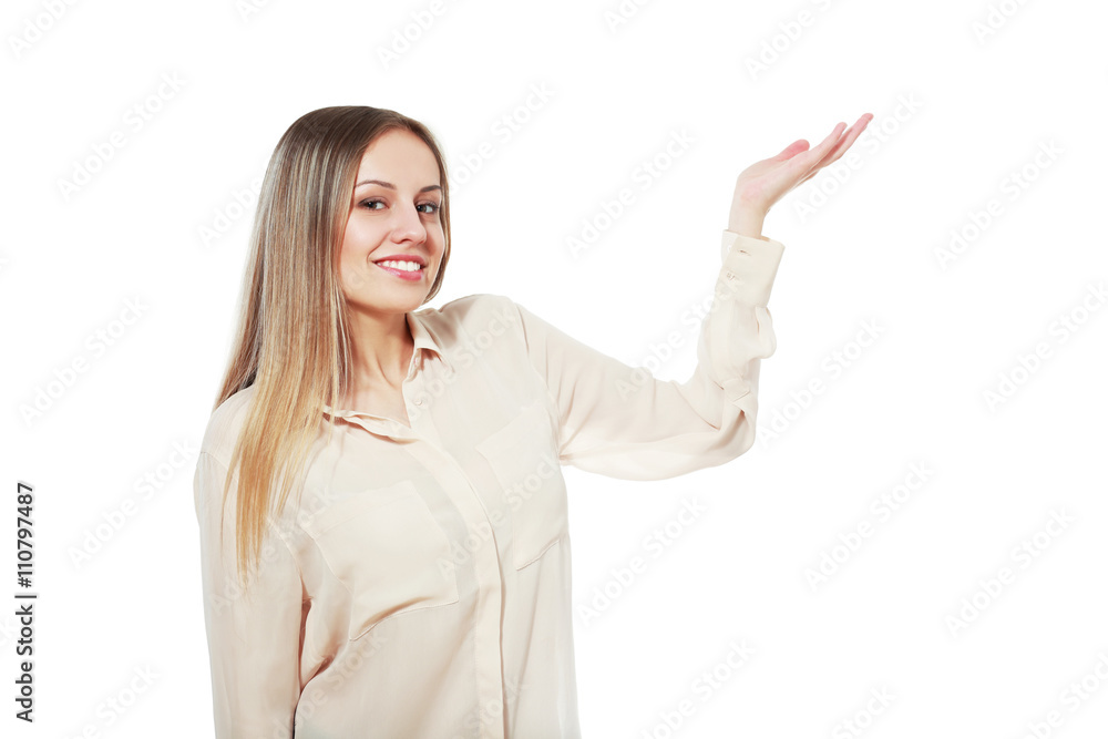 showing something showing something