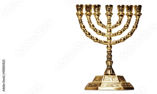 Принти на полотні Menorah.
