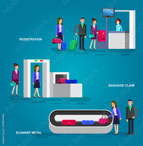 People in airport