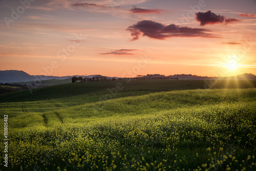 Tuscany Spring Sunset