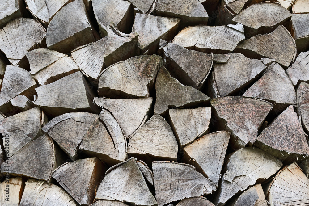 stack of dry wooden logs for the fire stack of dry wooden logs for the fire