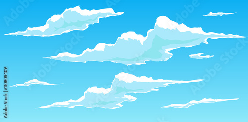 hand-drawn clouds