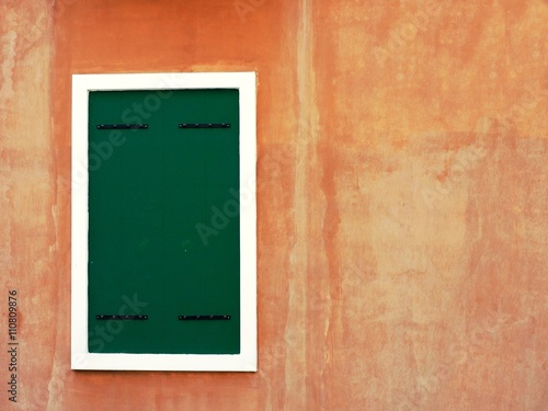 Wallpaper Mural Antique wooden window in Italian style Torontodigital.ca