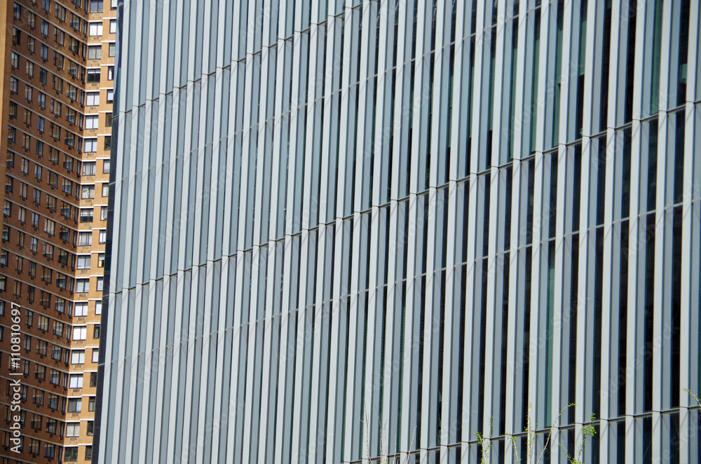 Modern high-rise urban buildings intersecting in nyc Modern high-rise urban buildings intersecting in nyc