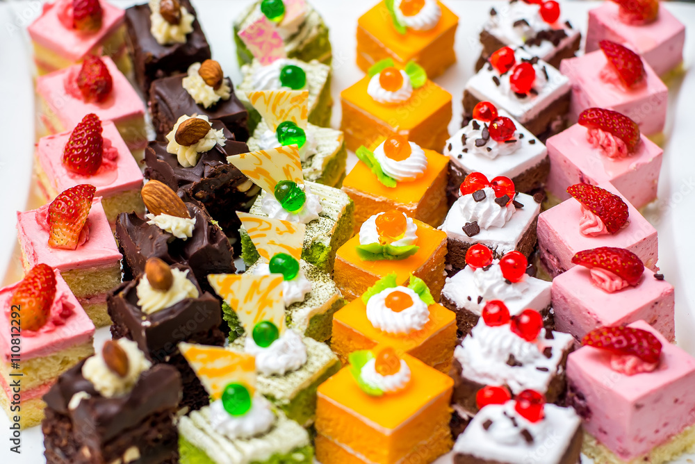 Cakes with different decorations Cakes with different decorations
