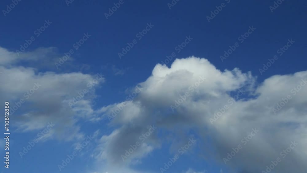 Movement of Cirrus Clouds on a Blue Sky Movement of Cirrus Clouds on a Blue Sky