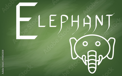 Illustration of alphabet