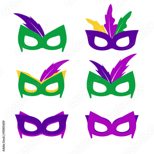 Mardi gras mask, vector mardi gras masks