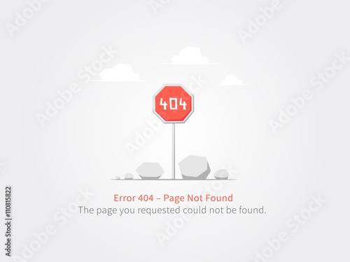 Error 404 page layout vector design. Website 404 page creative concept. 404 web page error creative design. Modern 404 page not found concept.