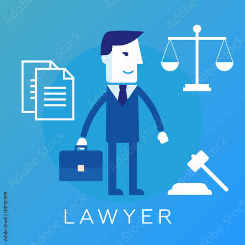 lawyer, attorney or jurist concept background