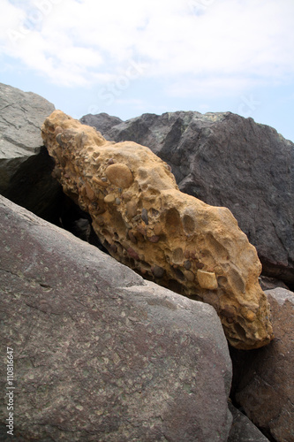 Tan Corroded Beach Rock