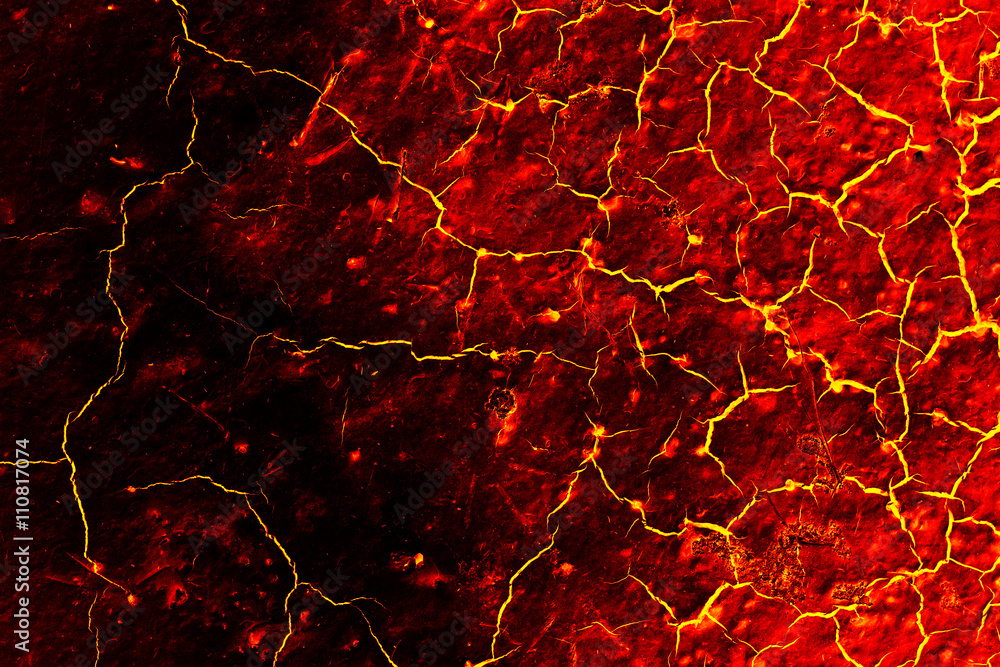 heat red cracked ground texture after eruption volcano heat red cracked ground texture after eruption volcano