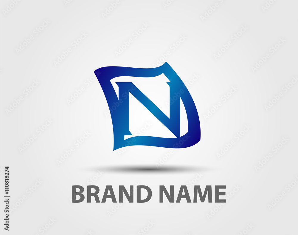 Letter n logo icon design template elements. Vector color sign
Letter n logo icon design template elements. Vector color sign