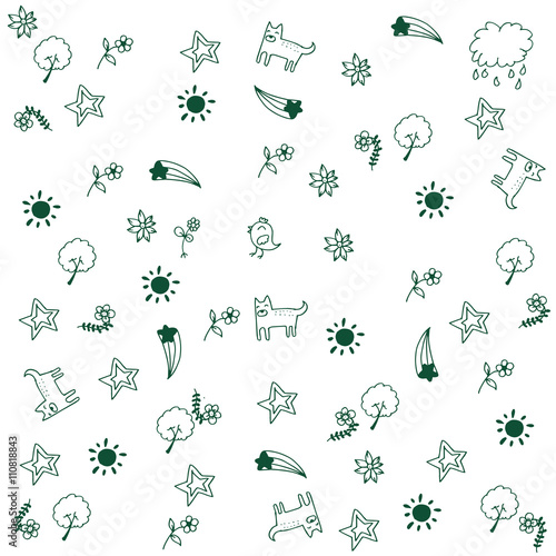 Beauty doodle art