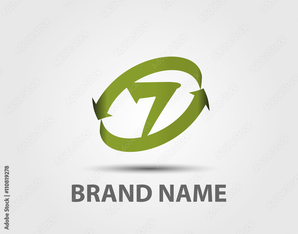 Abstract Number 7 logo Symbol with arrow
Abstract Number 7 logo Symbol with arrow