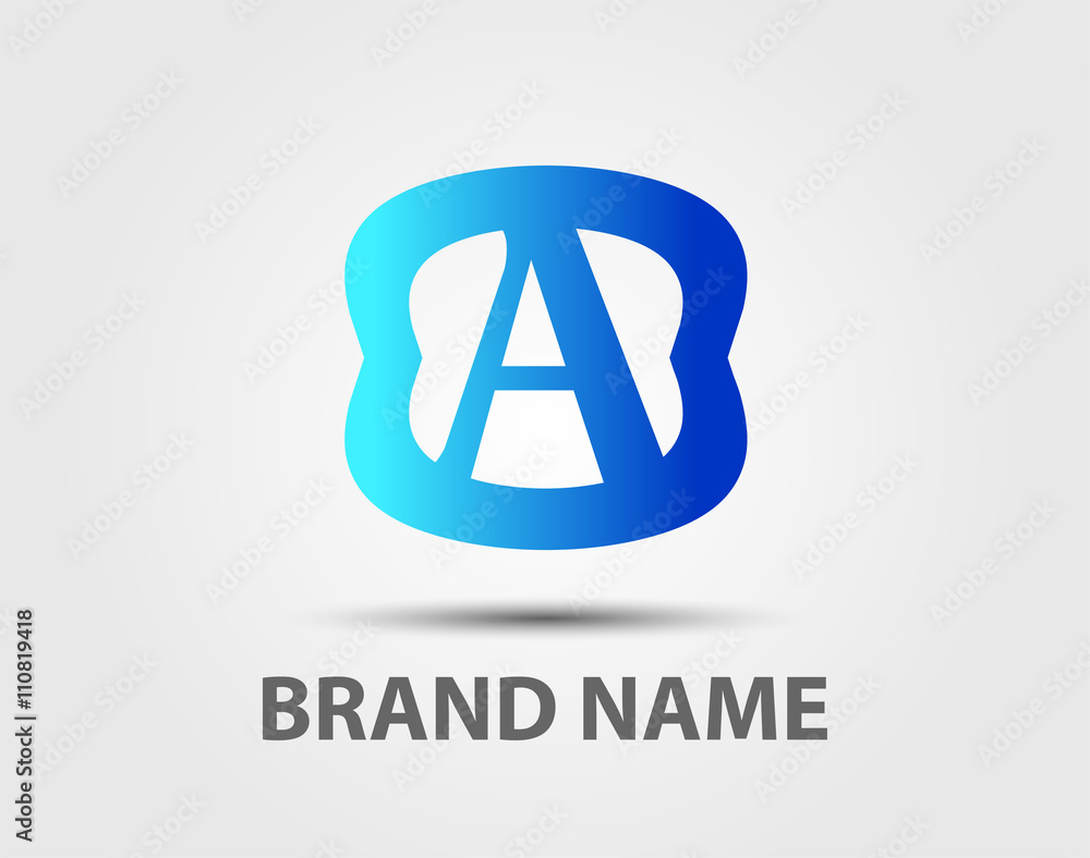 Abstract icon logo for letter A
Abstract icon logo for letter A