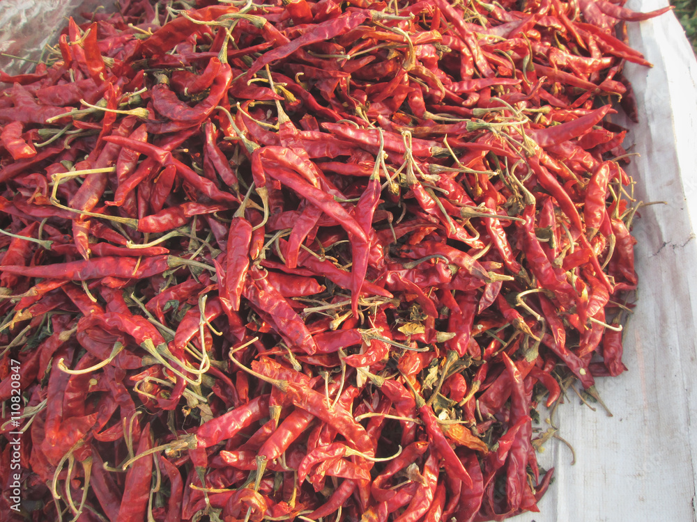 Fototapeta premium Dried chili