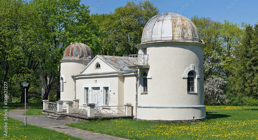 Building of the destroyed university observatory Building of the destroyed university observatory