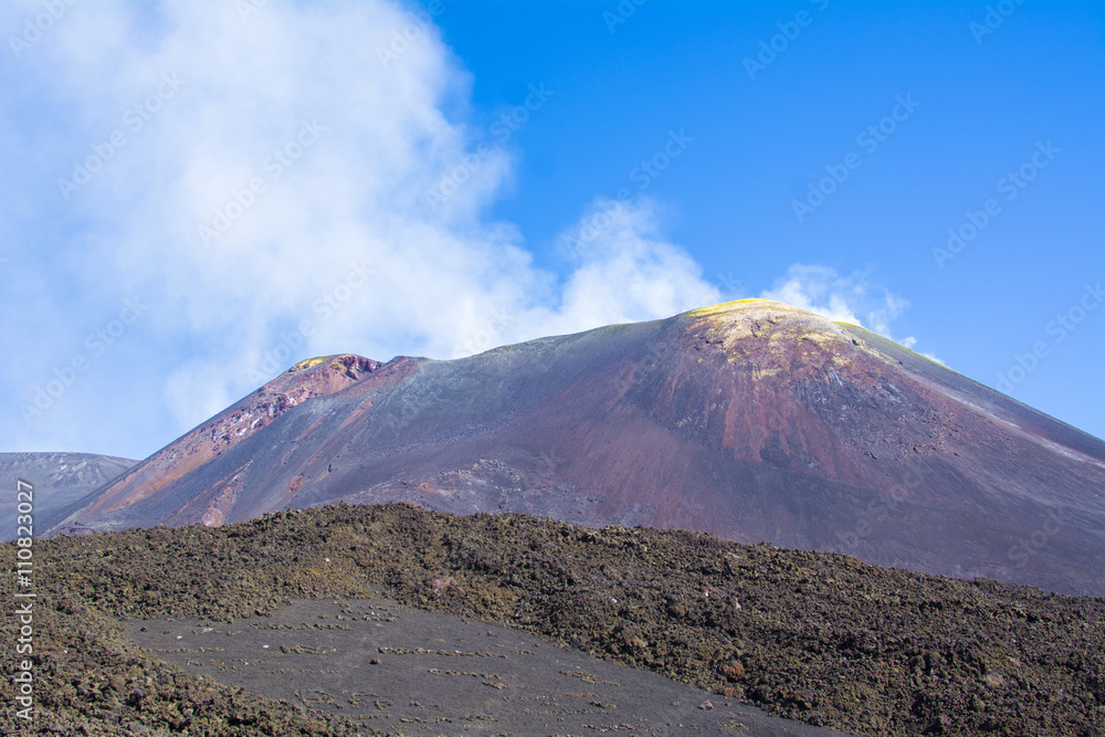 Views of Mount Etna, Sicily, Italy