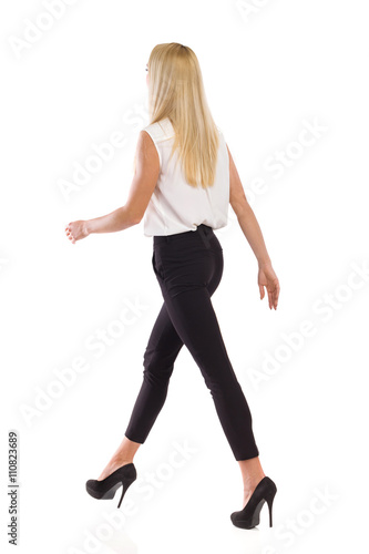 Elegant Woman Walking