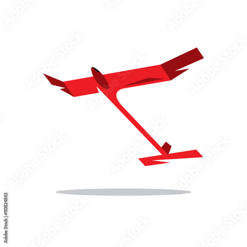Vector Aeromodelling Cartoon Illustration.