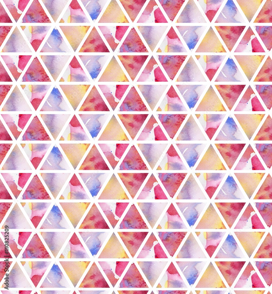 Naklejka premium Watercolor background for your design. Seamless pattern