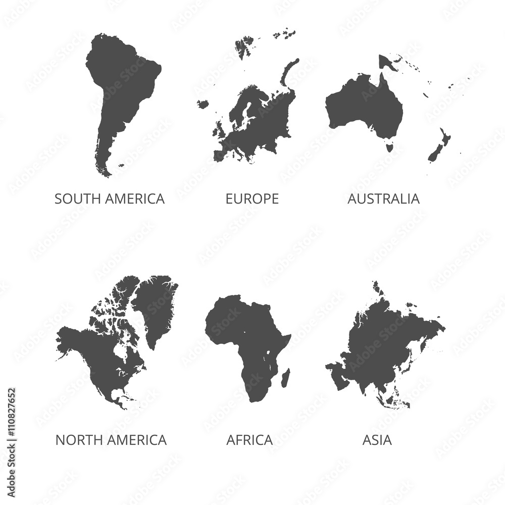 World map countries colorful. Vector illustration.
