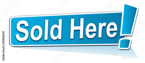 sold here blue