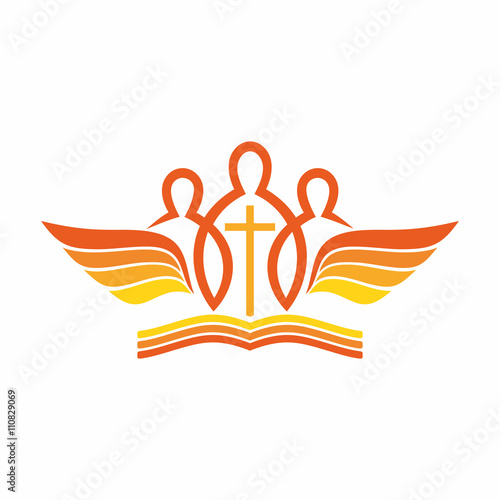 Church logo. The unity of the Church in Christ.
